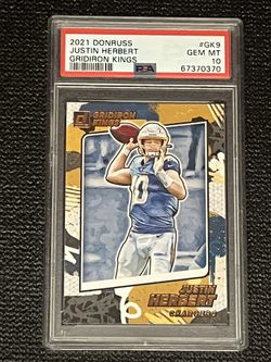 NFL PSA 10 Graded Rookies And Stars Herbert Burrow Jefferson Tyreek Hill Aaron Donald