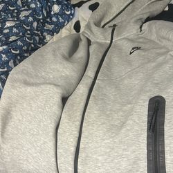 Nike teck and demin hoodie