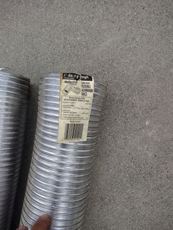 Deflect-O 4" x 8' Semi-Rigid Flexible Aluminum Duct