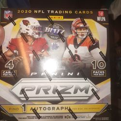 Mega N Hanger 202o Prizm NFL Trading Cards