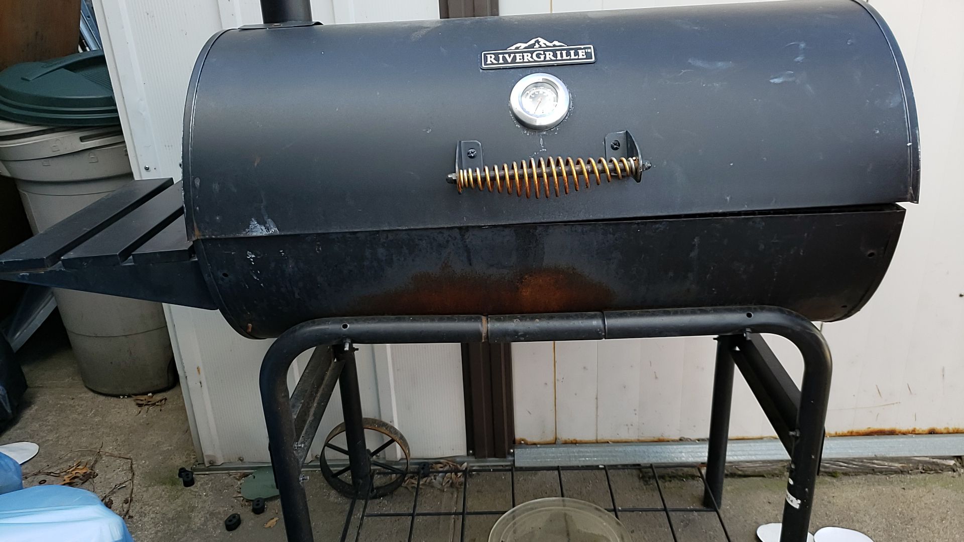 Large BBQ grill