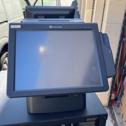 All In One POS With Build In Printer 15” Touch Screen 