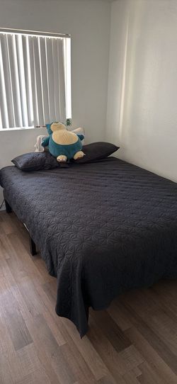 Queen mattress and frame