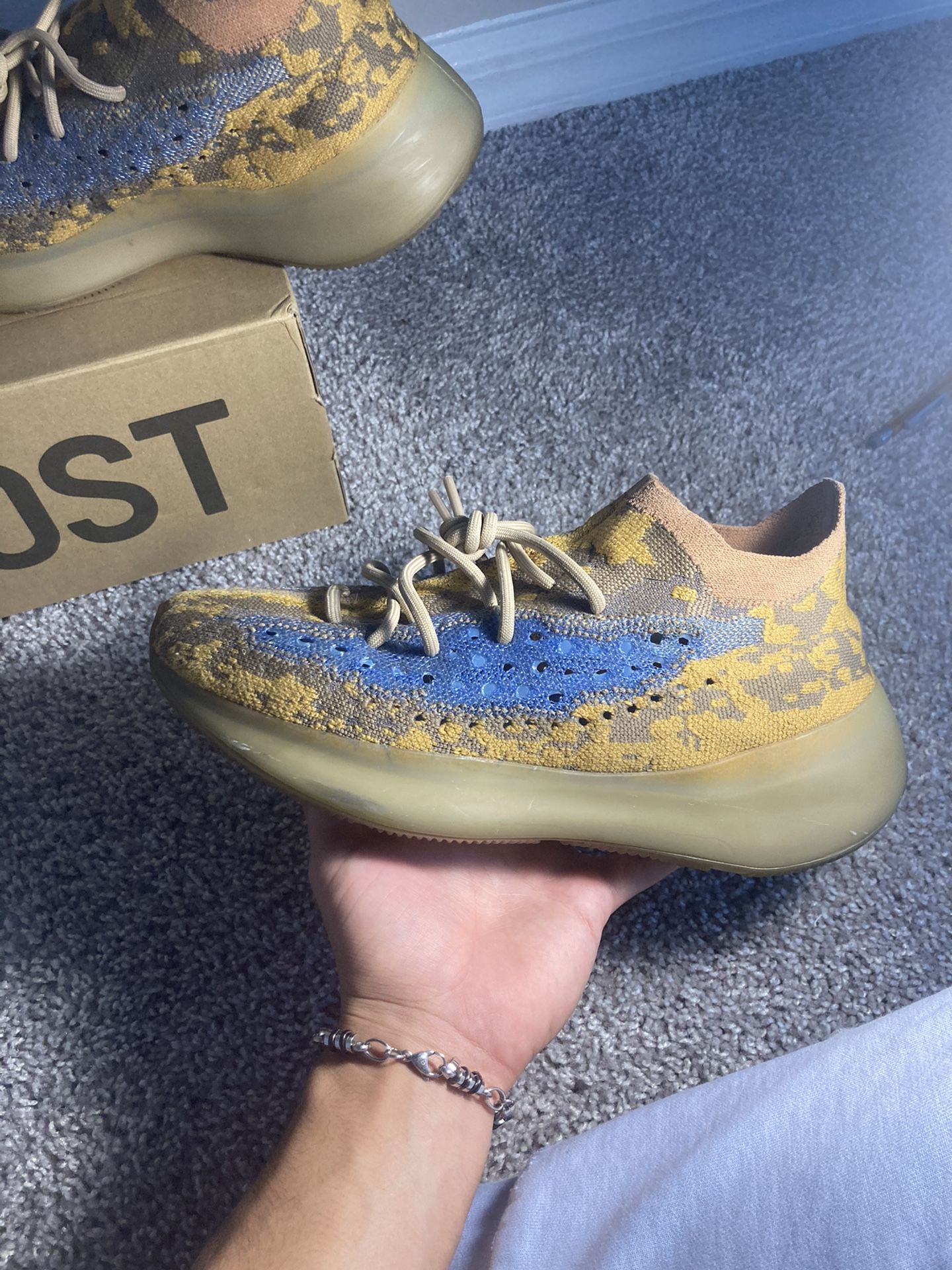 Yeezy 380 Blue Oat On Feet Blue Oat Yeezy 380 Rrp Yeezy 380 Blue Oat