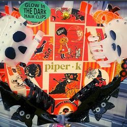 Glow-in-the-Dark Halloween Hair Clips Spooky