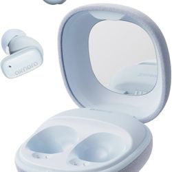 Baseus Active Noise Cancelling Earbuds with Make-up Mirror, Up to 90% Noise Cancelling, 3D Spatial Audio, Bluetooth 5.3, App Customized, Lightweight W