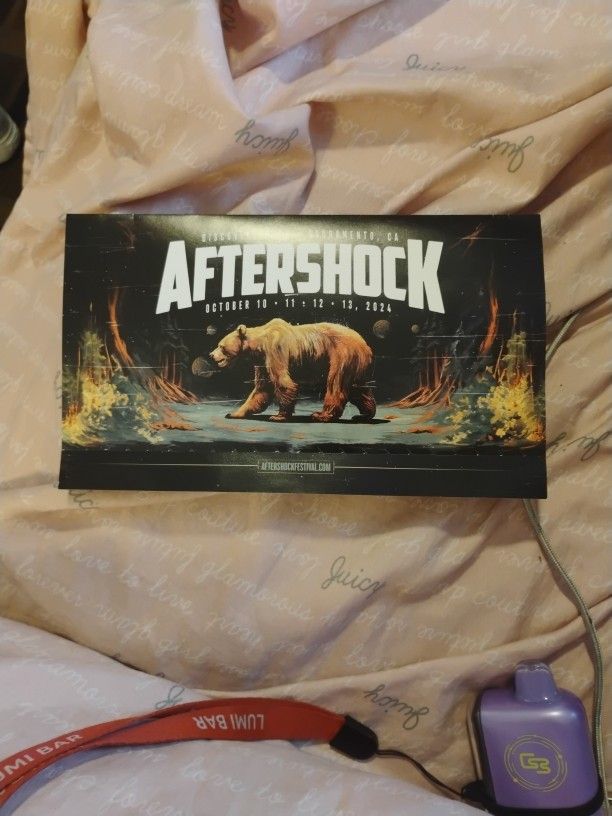 3.. 4 Day.. GA ..AfterShock Wristbands