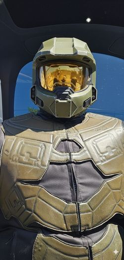 RARE UD Replicas HALO Master Chief Leather Motorcycle Jacket Official Licensed Halo 4