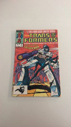 Marvel Transformers #3 Comic Book 1984