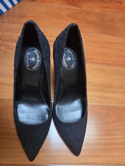 Brooks Brother Black High Heels Size 6.5 Womens