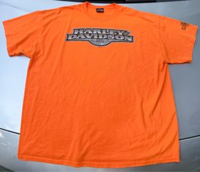 Harley-Davidson Motorcycles Orange T-Shirt