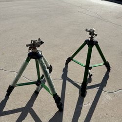 2, Impact Sprinkler on Tripod Base, Heavy Duty
