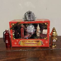 Code 3 Fire Fighter Department Collectible Christmas Tree Ornaments Vintage 90s