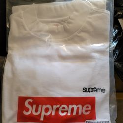 Supreme Longsleeve White Xl