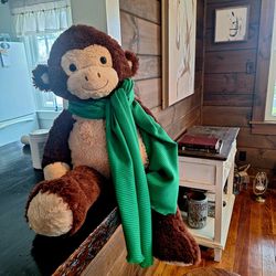 Large Plush Stuffed Monkey