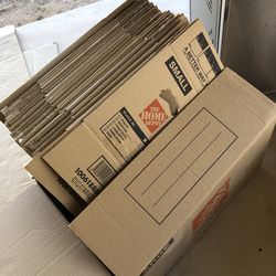 Various size moving boxes