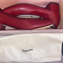 Repetto Red Camille Heels