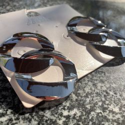 Jeune Colette Silver link earrings / Aretes Plateados De Eslabón 