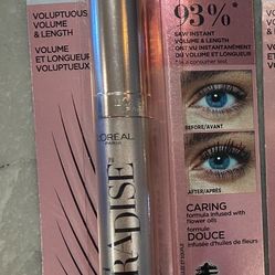 L'Oreal Paris Voluminous Makeup Lash Paradise Volume Mascara, Black Brown (202) 0.28 fl oz. New/unopened. 