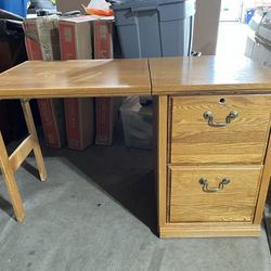Convertible Desk/Filing Cabinet 