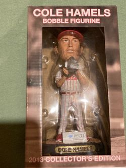 Cole Hamels & Larry Bowa bobble heads
