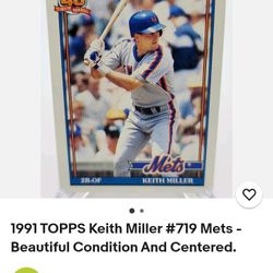 Mets Keith Miller Card