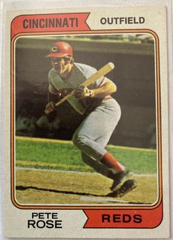1974 Topps Baseball Pete Rose