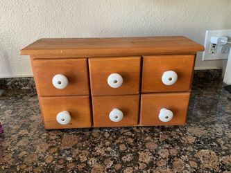 Wooden Mini Drawer Unit