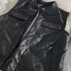 Harley Davidson Leather Vest 