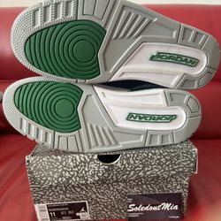 2022 NIKE AIR JORDAN 3 PINE GREEN SZ11 NEON rare Infrared Levis  6 Sample Retro 97 95 Union Fragment Solefly Stranger Things Off White 2 1 FOAMPOSITE 