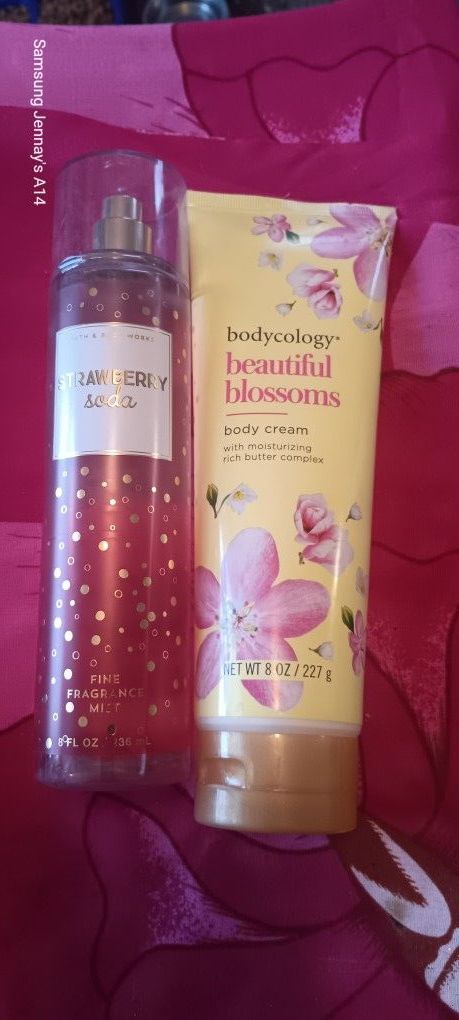 Bath body Works Strawberry Soda And Lotion .