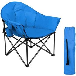 brand new inbox  Round Outdoor Chair with Cup Holder and Carry Bag for Adults