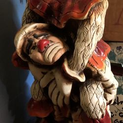 Clown Ceramic? Statue