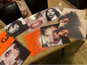 Lady Gaga autographed vynil