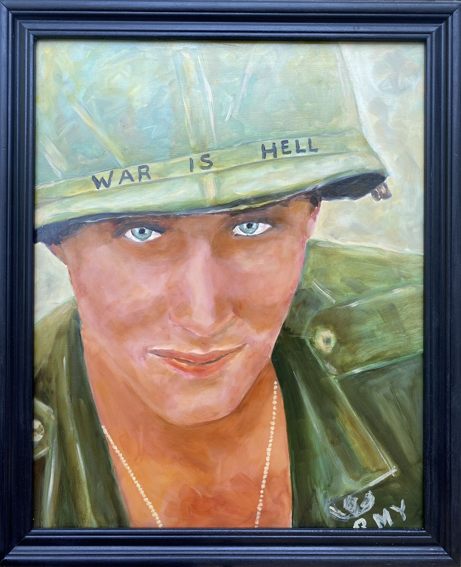 War Is Hell” Painting By Self Taught Artist