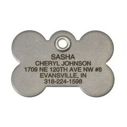 Dog Name And Info Tag
