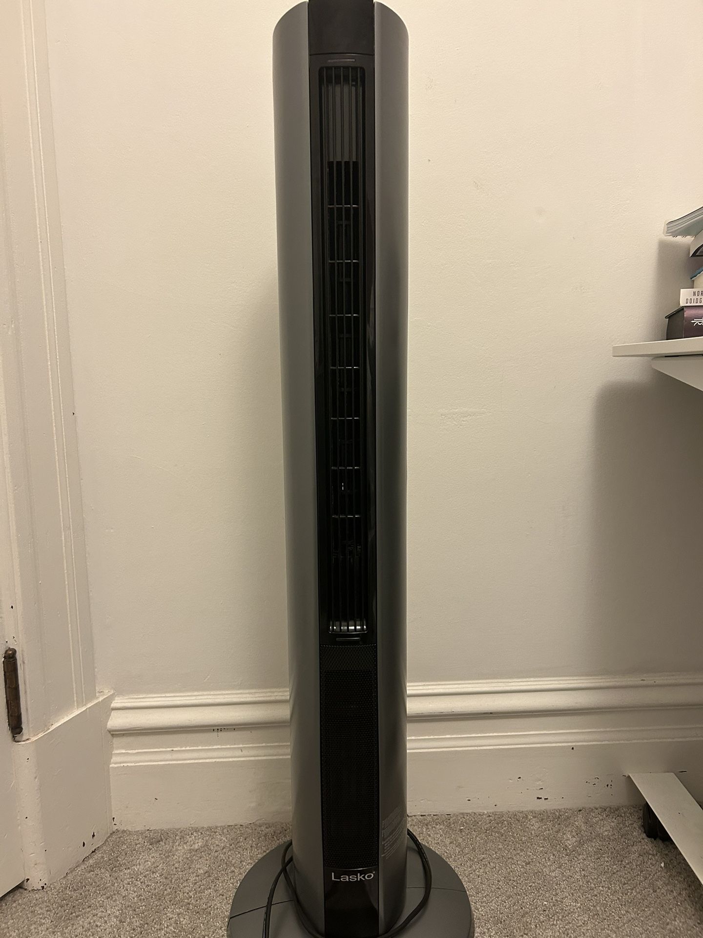 Tower Fan and Space heater with multiple temp settings, remote, and 180 oscillation 