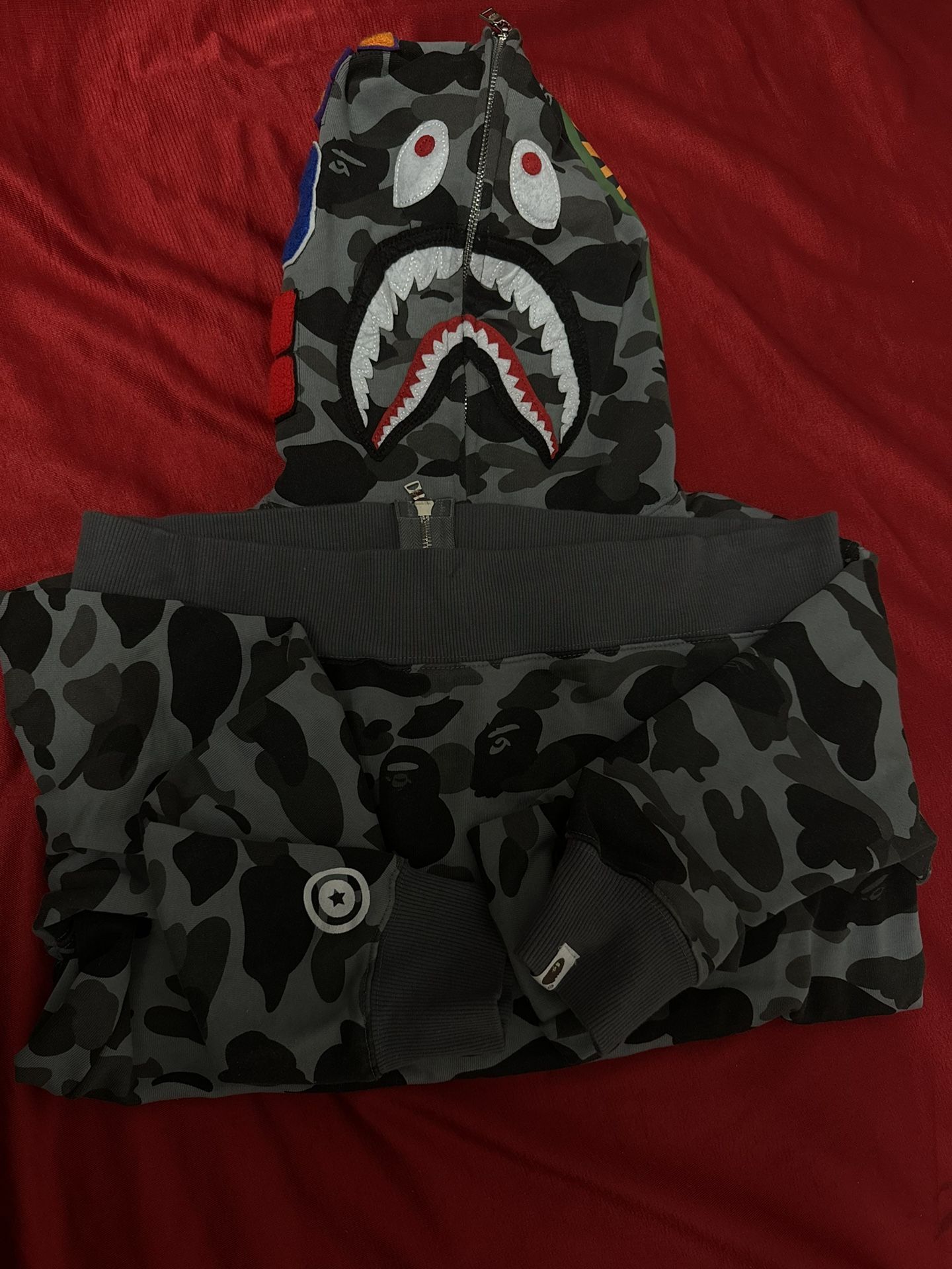 Camouflage Medium Bape Hoodie