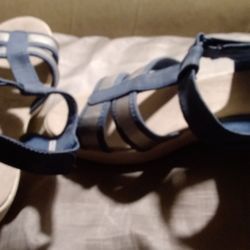 Blue Sandals