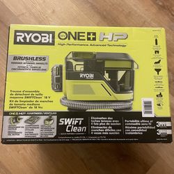 RYOBI ONE+ HP 18V Cordless SWIFTClean Mid Size Spot and Carpet Cleaner Kit with 4.0 Ah Battery and Charger