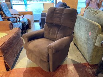LA-Z-BOY Brown Upholstered Recliner Chair