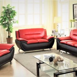 ‼️Sale‼️3PC Leather HQ Living Room Set (3 Colors Available)