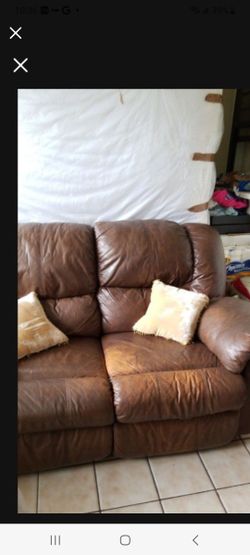 Reclining Love Seat, Just Like The Picture. 