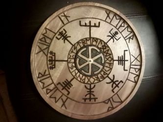 Custom Viking clock