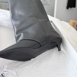 Steve Maddon LUCA BLACK LEATHER BOOTS