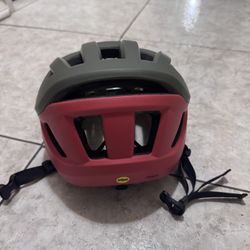 Smith Session, MATTE SAGE/RED ROCK, M Helmet