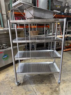 Stainless Steel Rolling Rack