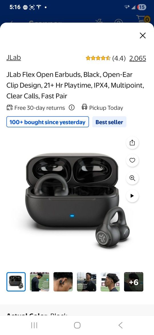 Jlab Flex Open Wireless Earbuds