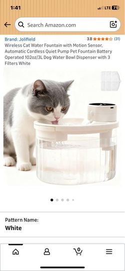 Cat Water Fountain Automatic Dogs Pet Drinking Mute Water Dispenser Large Capacity Quiet Automatic Fountains