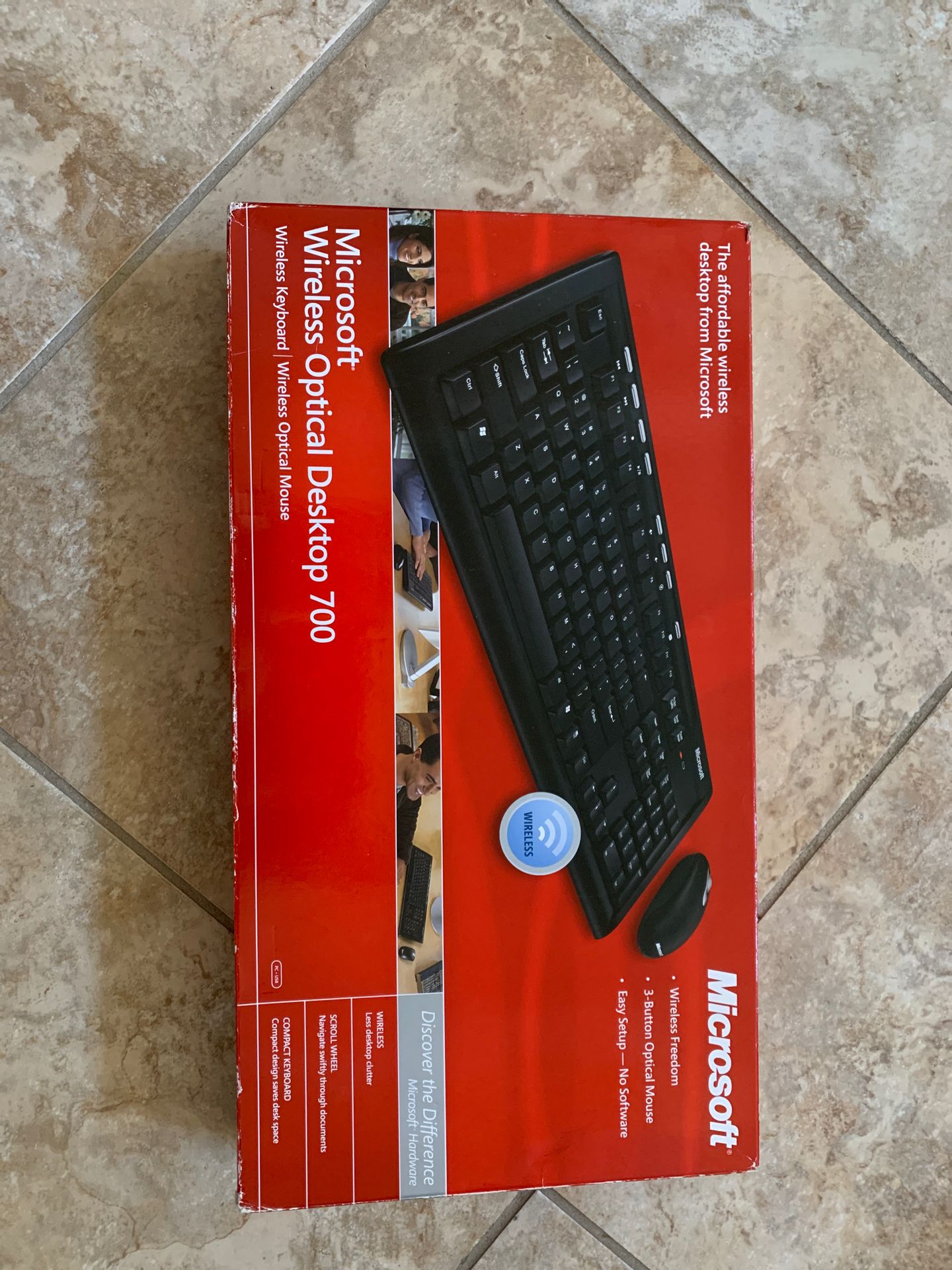 New Microsoft optical desktop 700